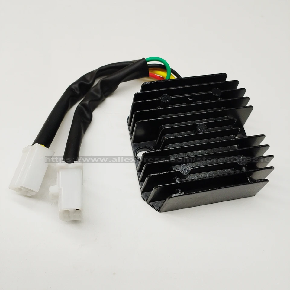 Régulateur-redresseur De Tension Pour Cyclomoteur – Compatible Elite CH125, CH150, CF150, GY6 125/150 – 3 Phases, 6 Fils – Stabilisateur Tension CC