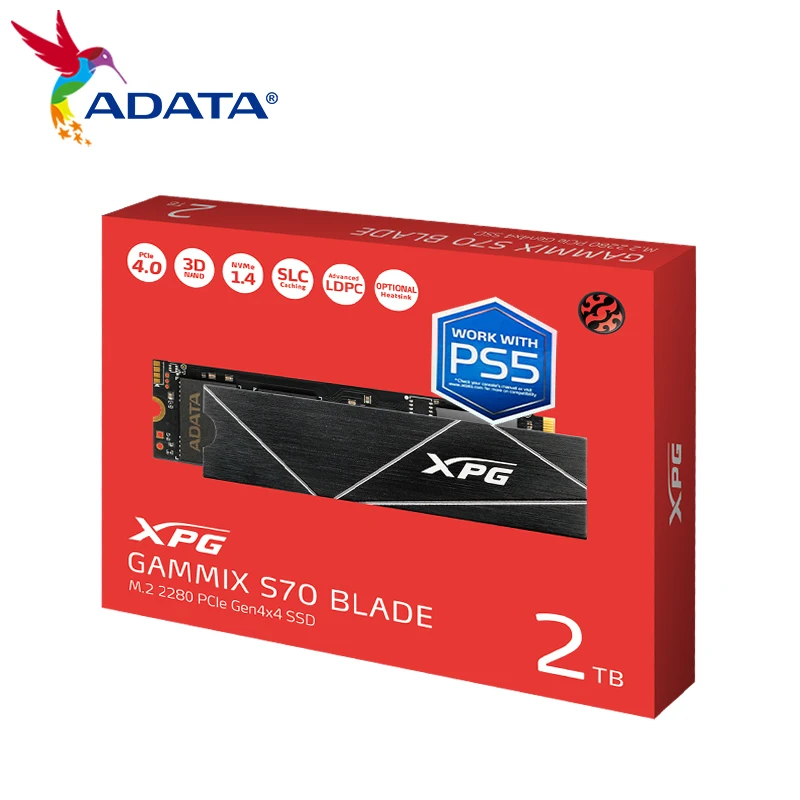ADATA XPG GAMMIX S70 BLADE PCIe Gen4x4 M.2 2280 Solid State