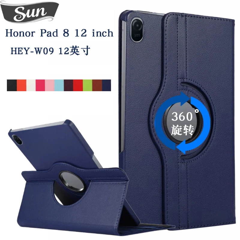 Per Honor Tablet 8 Custodia Per Tablet Supporto Rotante A 360 Gradi Tablet Funda Cover Per Huawei Honor Pad 8 12 Pollici Hey-W09