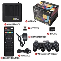 Игровая консоль G11 Pro в стиле ретро с классическими играми более 10000 годов и выходом 4K HDMI и двумя беспроводными контроллерами — изображение 5