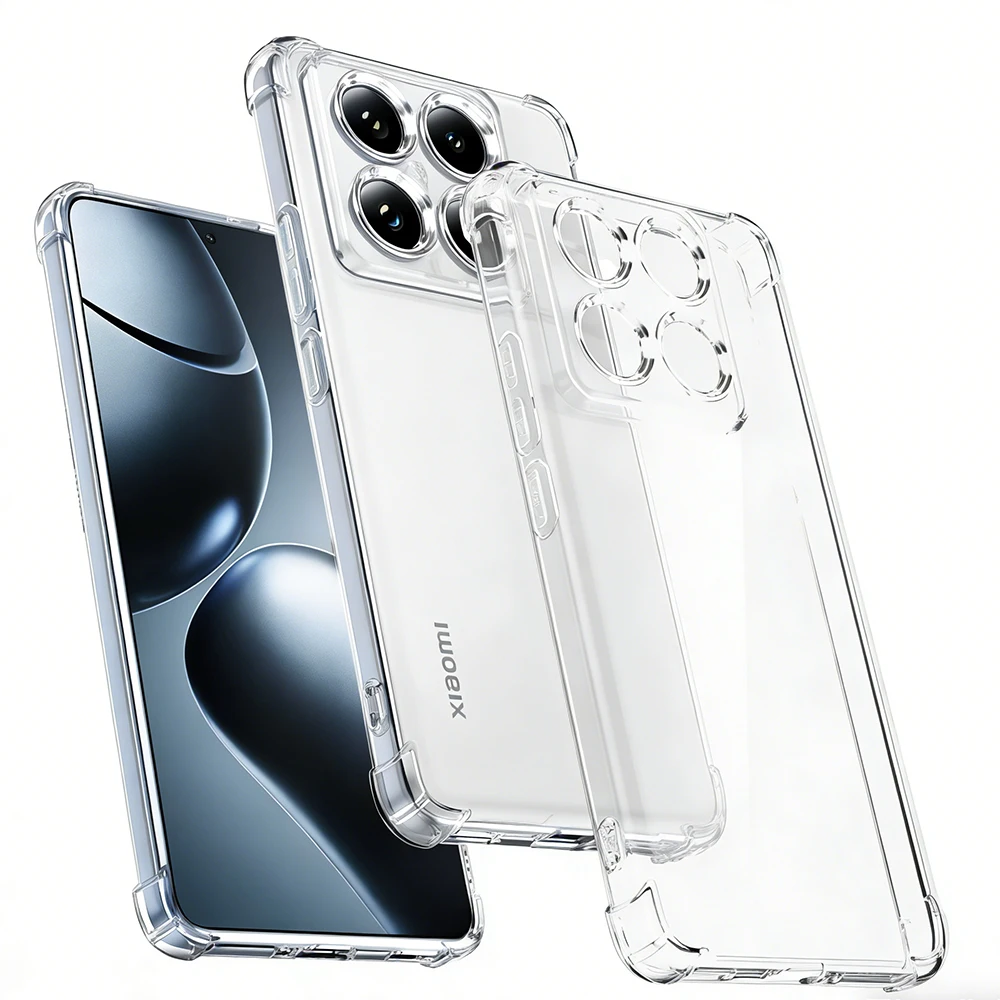Shockproof Transparent Soft Luxury Phone Case Cover