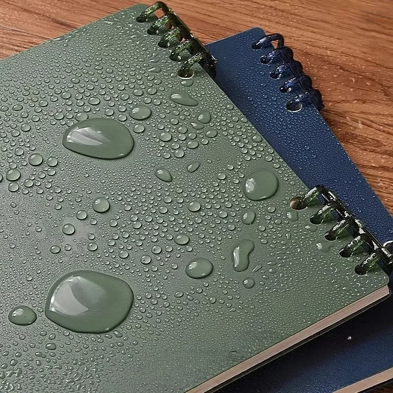 A5 60 Blatt dickes Notizbuch mit Spiralbindung, loseblättrige Notizbücher mit linierten Seiten für Schüler, Schule, Büro, Schreibwaren – Detail 5
