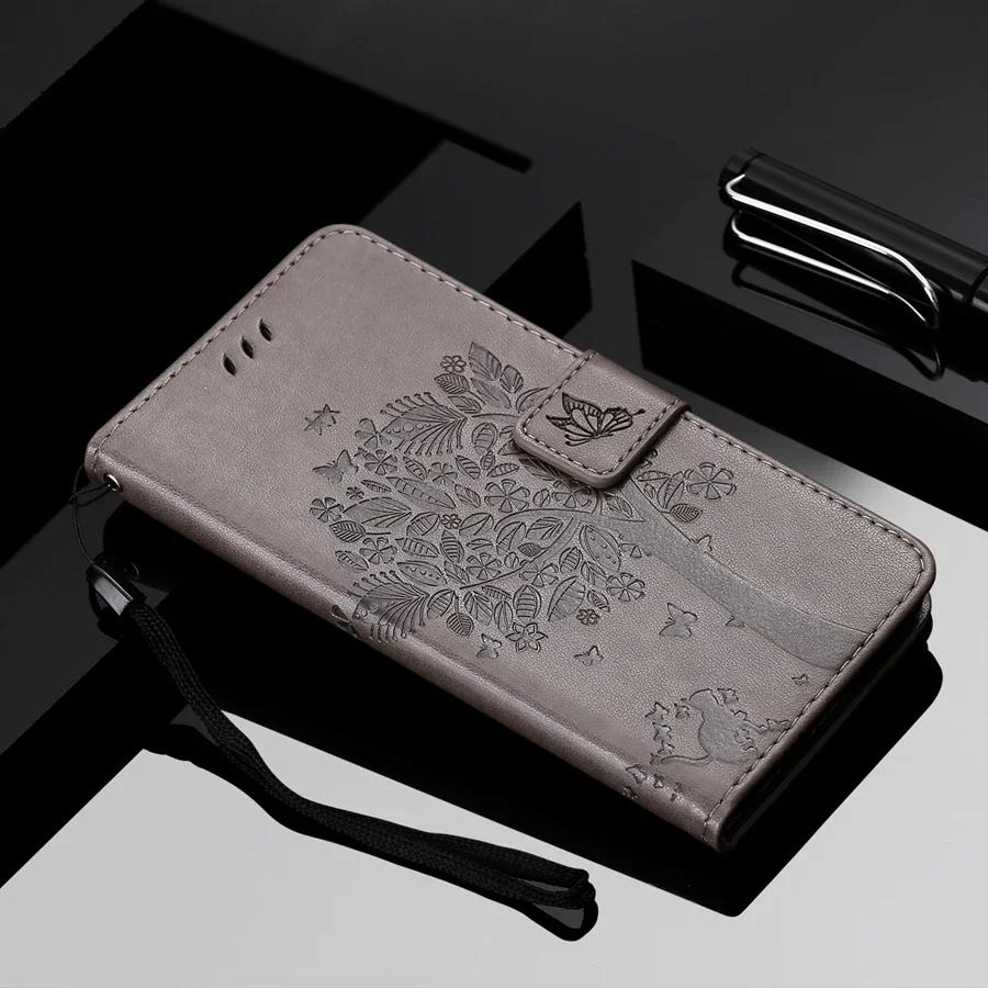 thumbnail image 1 of Wallet Tree Embossing Flip Leather Case For Samsung Galaxy A13 A14 A15 A34 A51 A52 A53 A54 S24 Ultra S23 Plus S22 S21 S20 FE, 1 of 5