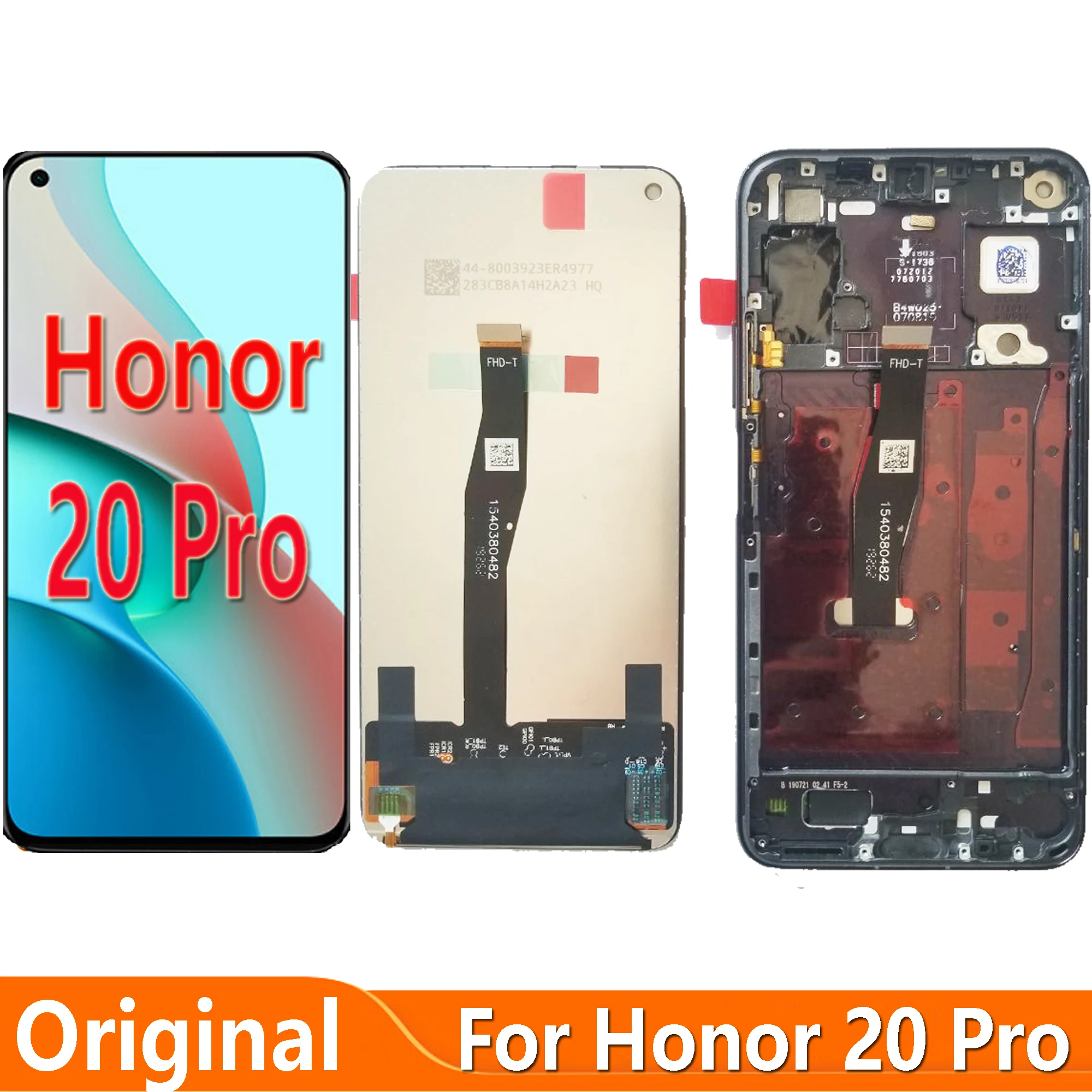 

New Original Screen 6.26" For Huawei Honor 20 Pro LCD Display Touch Screen Digitizer Replacement YAL-AL10 YAL-L41 LCD