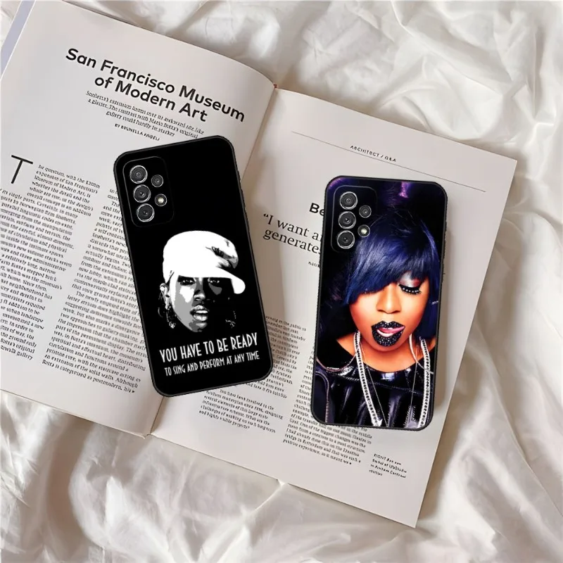 Custodia Per Telefono Rapper M-Missy Elliotts Per Samsung Galaxy S23 S20 S10 S30 S22 S7 S21 S8 S9 Pro Plus Cover Posteriore Ultra Fe