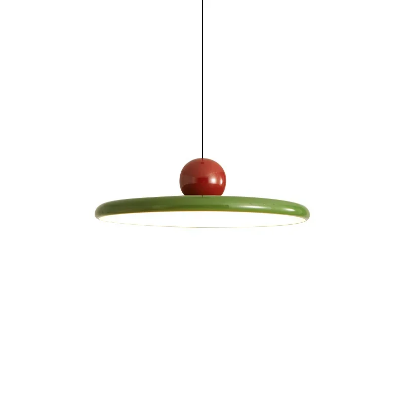 Nordic Cream Style Flying Saucer Pendant Light Restaurant Living Room Bedroom Bedside Lamp Home Interior Decorative Lamp 20/30cm 6