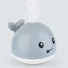 Baby Shower Simulation Plastic Whale Shape Fully Automatic Sensing Led Light Bulb Creative Water Spray Children's Birthday Gift 3