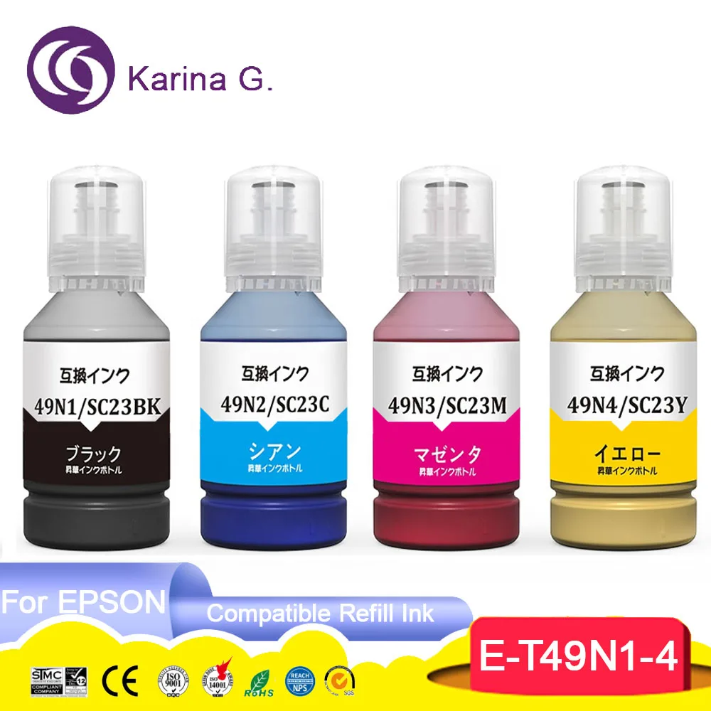 T49N T49N1 Premium Color Compatible Bulk Bottle Water Based Refill Sublimation I