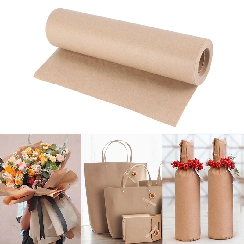 Dollar sleuf Renovatie 30 Meter Bruin Kraft Inpakpapier Roll Voor Bruiloft Verjaardag Party Gift  Wikkelen Pakket Verpakking Art Craft|Geschenktasjes & Inpak Benodigheden| -  AliExpress