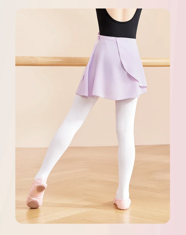 Neue Mädchen Ballett Röcke Spitze-up Chiffon Röcke Tanz Röcke Kinder Einteilige Röcke Chilldren Ballett Praxis Tanzen Röcke – Detail 12