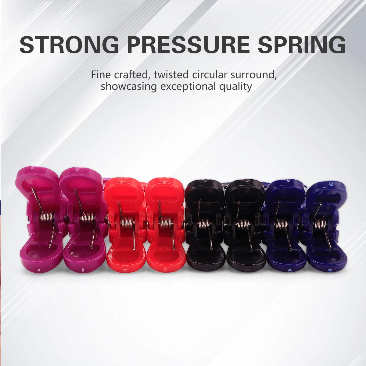 Plastic Alligator Hair Clips Hairdressing Clamps Hair Claw Professional Barber Salon Styling Accessories 6Pcs hair clips