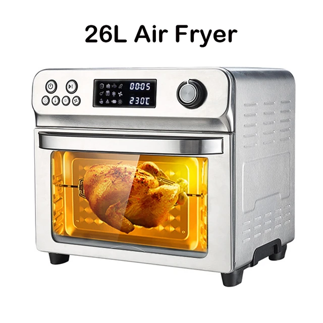 10-in-1 Convection Oven, 24QT Air Fryer Combo, Countertop Air Fryer Toaster  Oven with Rotisserie & Dehydrator, Rich Accessories - AliExpress