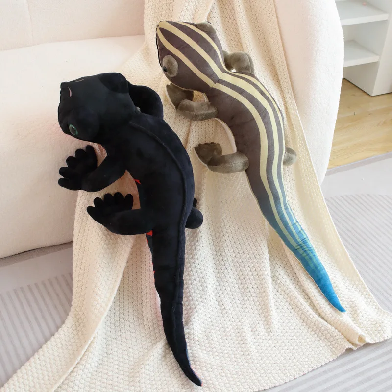 

New Style Simulation Chameleon Plush Toys Cartoon Lizard Doll Children's Gifts Large Size Sofa Throw Pillow Kids Novelty Toy