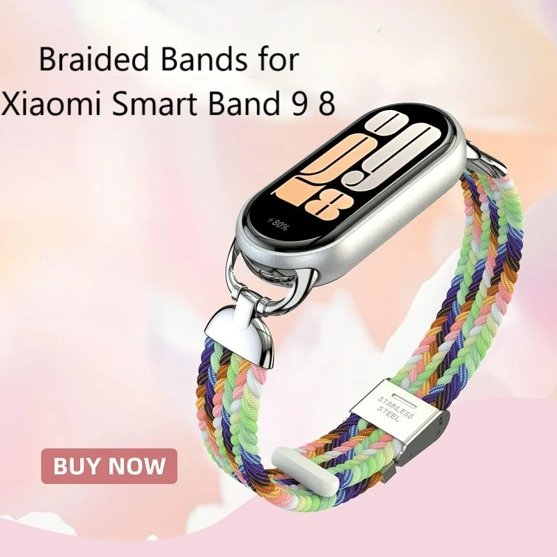 Braided Elastic Nylon Sport Strap - Breathable Solo Loop Wristband