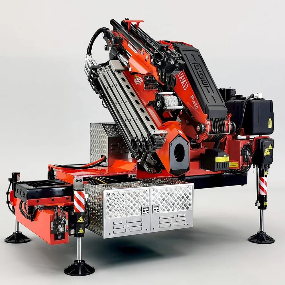 Fistone 1/14 RC Crawler Crane - Remote Control Construction Toy With 11lb Lift Capacity