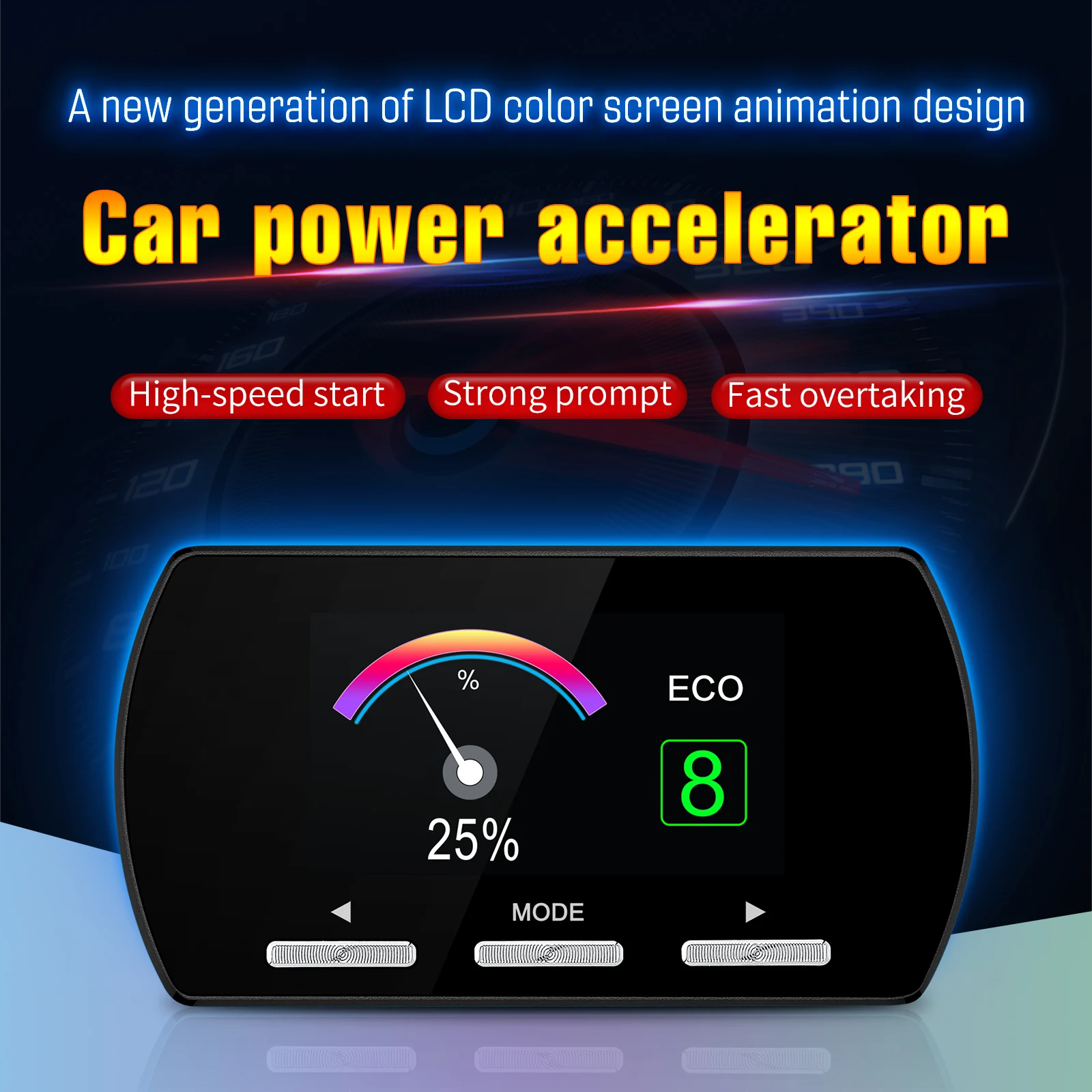 Racing Accelerator Potent Booster Throttle Response Controller Shift Power Delay Pedal for Dodge RAM and NISSAN Tuning Parts