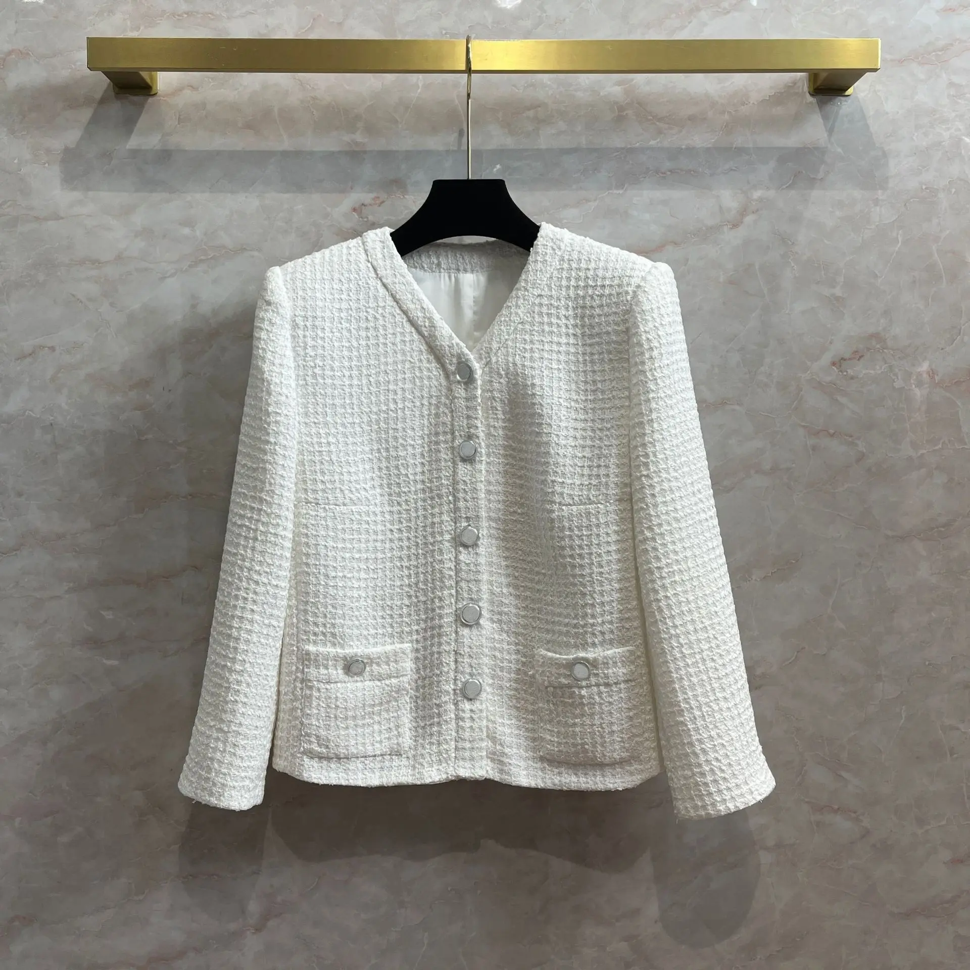Circular Wool Small Fragrant Wind Coat