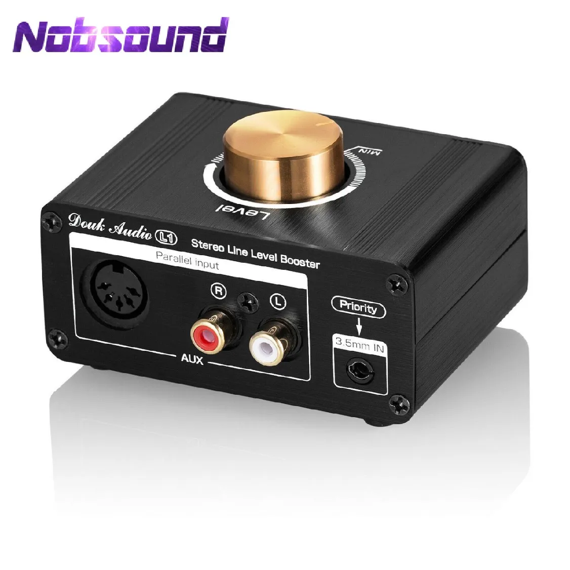 NobsoundHiFiStereoLineLevelPreAmplifierMiniAudioSignalBooster
