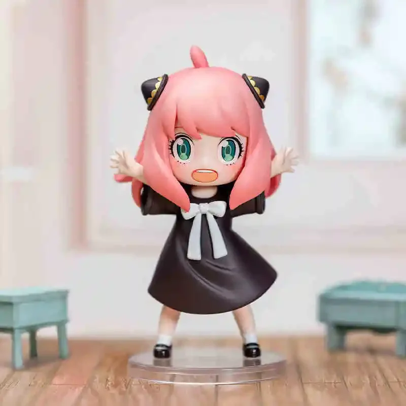 POP MART Spy X Family Anya Series Blind Box Anime Action Figure Model Mystery Box Guess Bag Room Ornament for Girls Trendy Toys