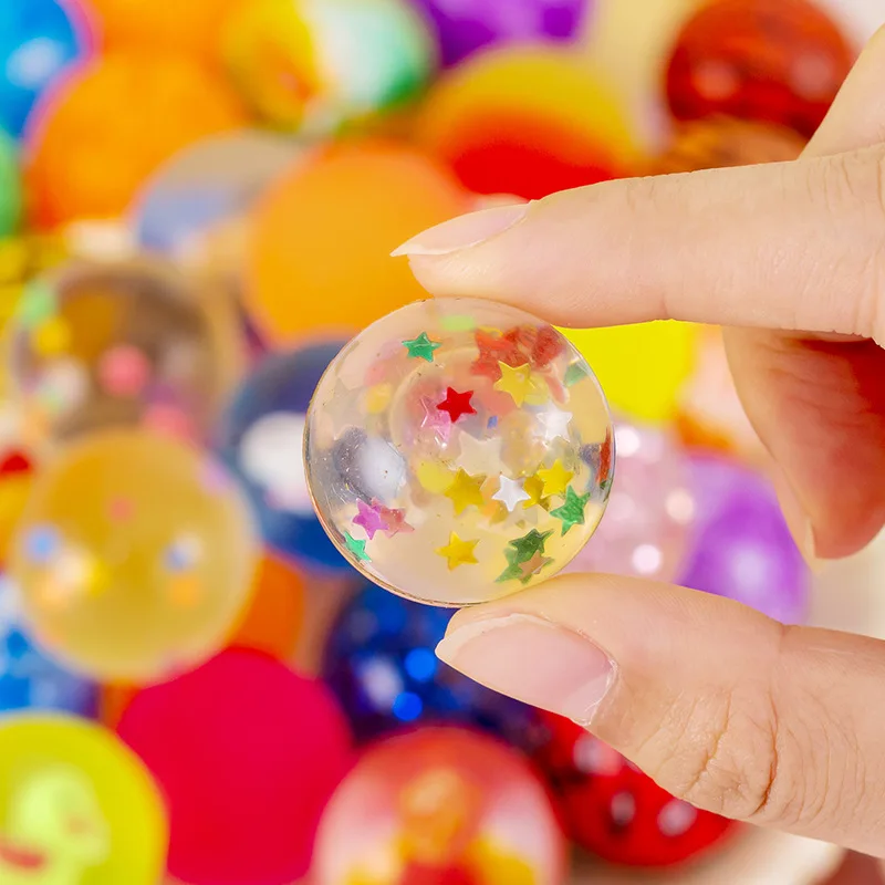 10Pcs 29mm Assorted High Bounce Rubber Ball Small Bouncy Ball Pinata Fillers Kids Toys Party Favors Bag Gifts Treat Goody Bag party toys,toy gift filler,bouncing balls toy