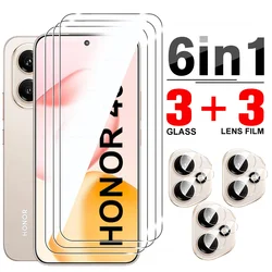 6-in-1 Tempered Glass Protective Case with Screen and Camera Film for Honor 400 (6in1)