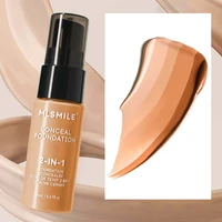 Crème de fond de teint pour le visage, contrôle de l'huile, mate, BBCream, correcteur imperméable et durable, liquide, couverture complète, Base mate, maquillage professionnel 2