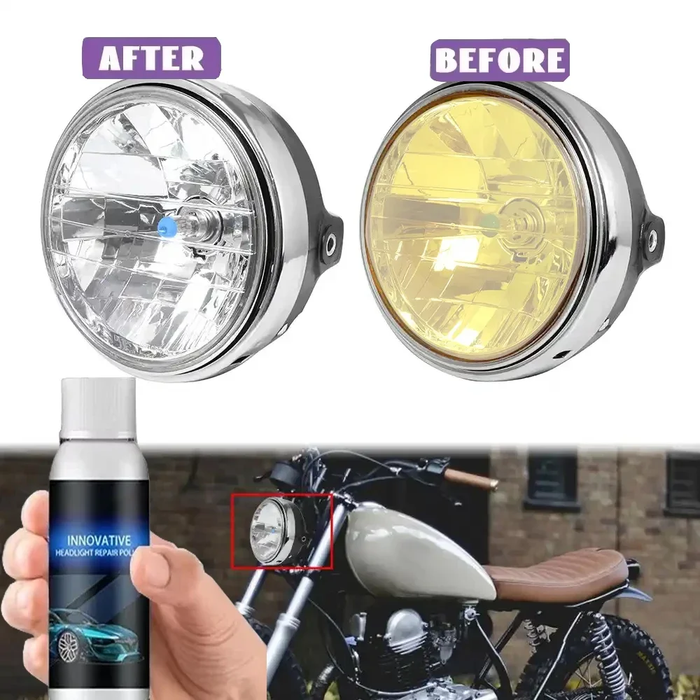 Clear Headlight Repair Kit for Car Oxidation and Yellowing