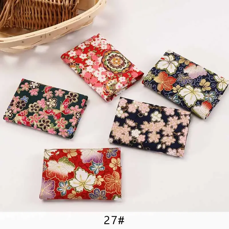 30 Pezzi Di Tessuto In Cotone Giapponese - 20x25 Cm Per Patchwork E Artigianato Fai Da Te, Motivi Variopinti