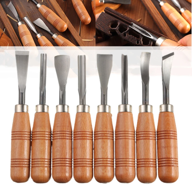 12pcs Woodcut Knife Wood Carving Tools Woodworking