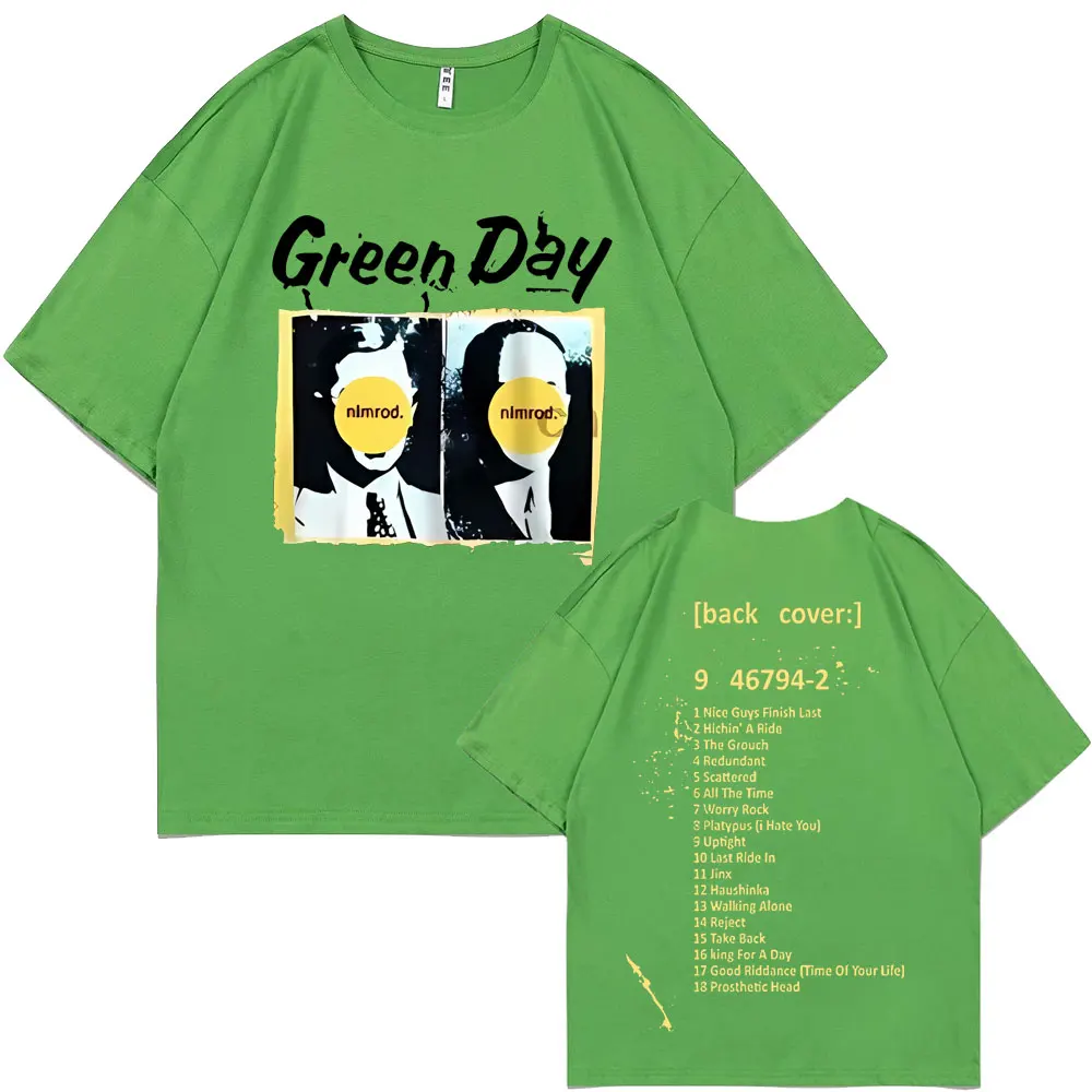 GREEN DAY NIMROD ビンテージTシャツ rare vintage 90s Green day nimrod Vintage T-Shirt size L 21*29.5
