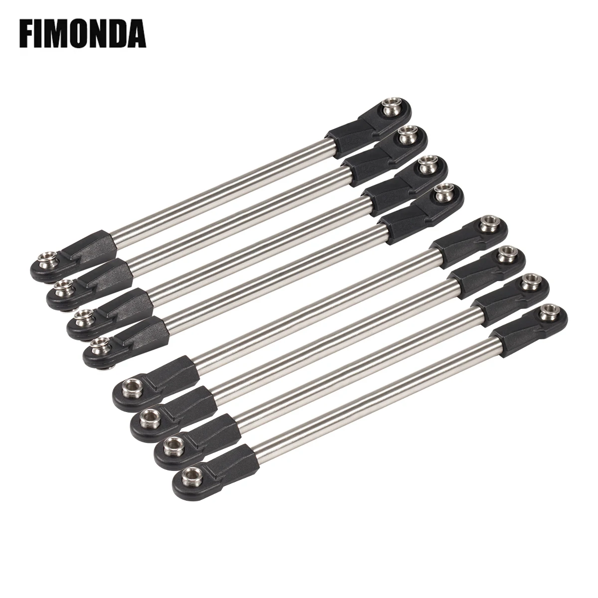 8PcsStainlessSteel275mmWheelbaseLinksSetwithM4RodEndsfor1