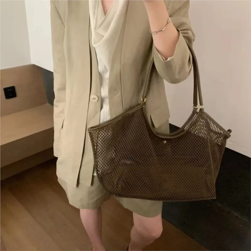 JIAERDI PU Leather Wing Tote Bag Women Hollow Luxury Large Capacity Shoulder Bag Ladies Vacation  Commuter Roomy Cluth Bag 2025