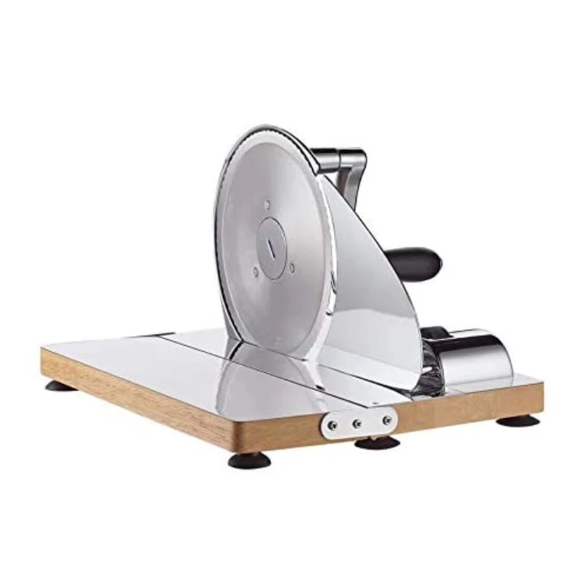 Manual Bread Slicer, Classic Hand Crank Home Bread Slicer (Silver) 11.75 Inch by 8 Inch Bread/Sausage/Cheese/Vegetables 2
