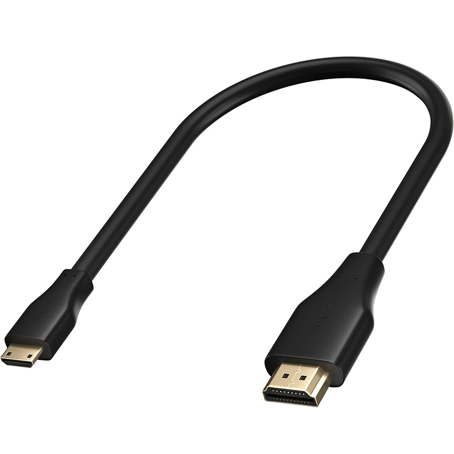 Cable 4K Mini HDMI compatible con tipo C corto, Cable HDMI para cámara  Digital a HDMI