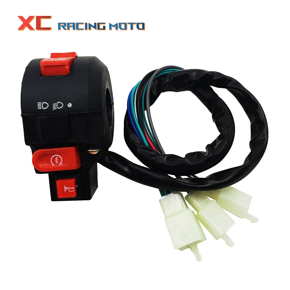 Interruttore Manubrio Per ATV Quad 125cc - Pulsante 3 Funzioni, Con Leva Emergenza - Foto 3