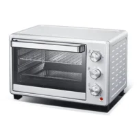 Innovative Dual Heating Elements Countertop Toaster Oven Electric Space-Saving Design for Cooking Results Household Outdoor Use 1