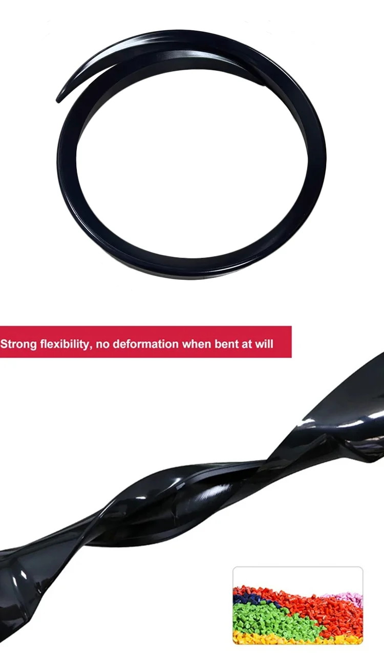 121 cm Auto Heckspoiler Für Mercedes Benz Zubehör CLS Klasse W218 CLS63 CLS500 CLS550 Limousine 2012-2018 Gummi schwarz Weiches Kunststoff – Detail 2