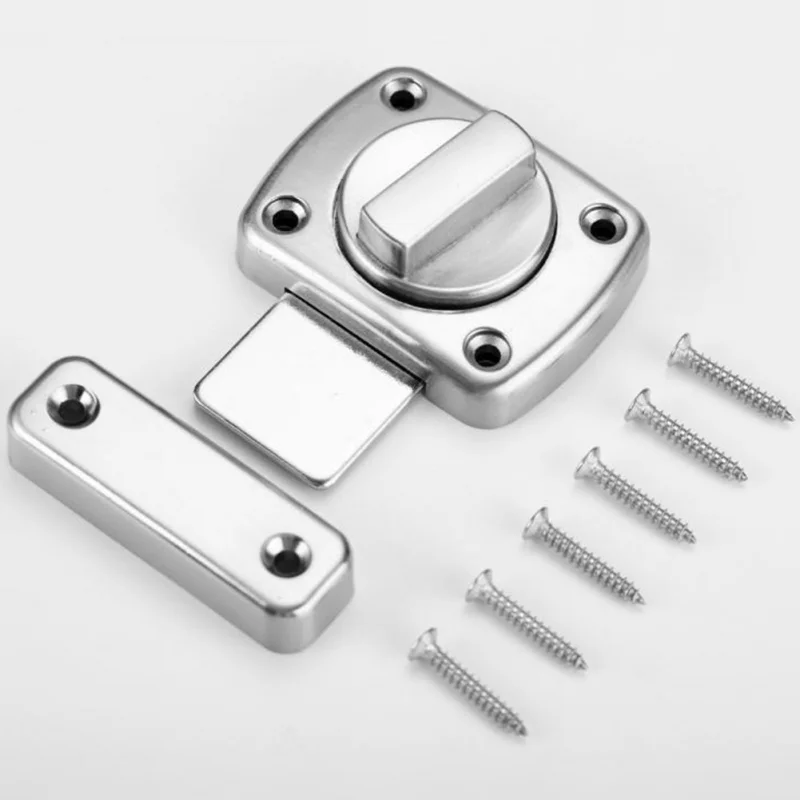 Door Lock Buckles Door Latch Lock Bolts for Hotel Bathroom Sliding