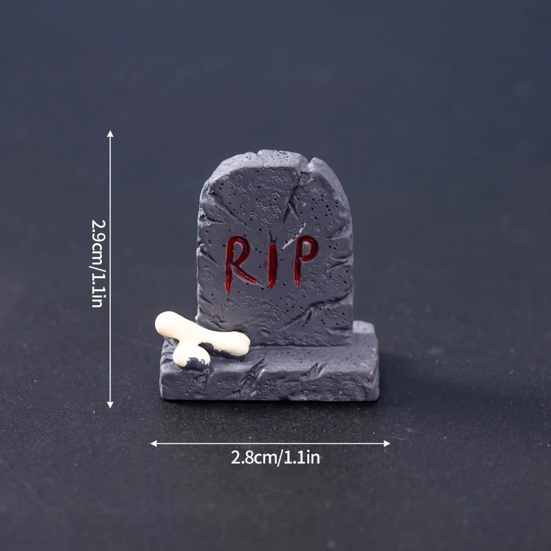 BinaryABC 20 Mini Teschi In Resina Per Decorazioni Halloween – Micro Paesaggio, Accessori Per Casa Infestata, Scherzi - 4