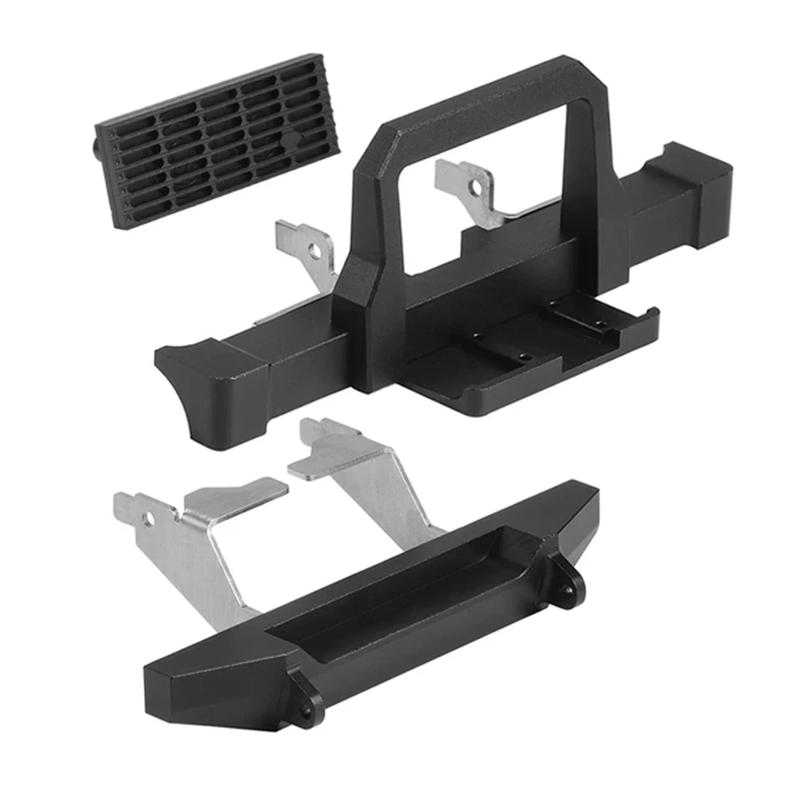 

Износостойкий передний бампер из алюминиевого сплава для Trx4m RC Car Part, аксессуары для радиоуправляемых автомобилей, запасные части, черный