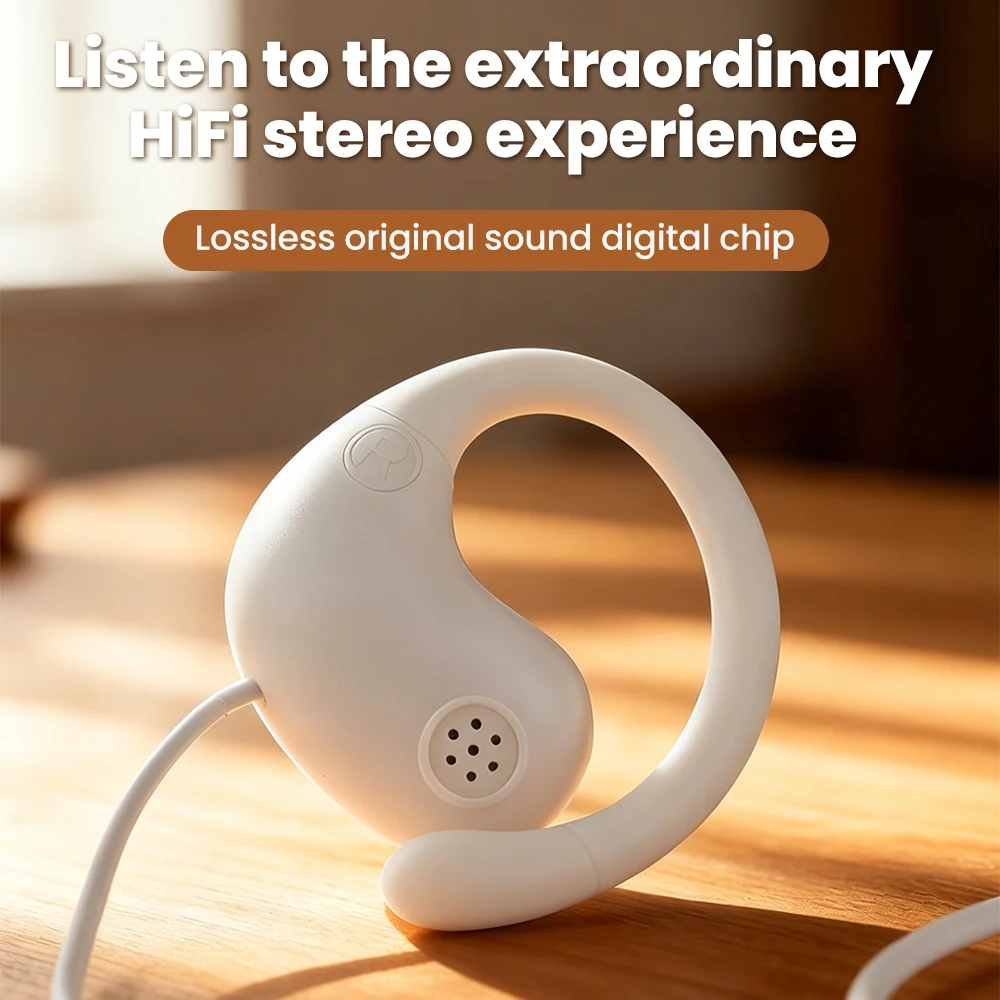 Enhanced Over-Ear Wired Headphones with HiFi Surround Sound