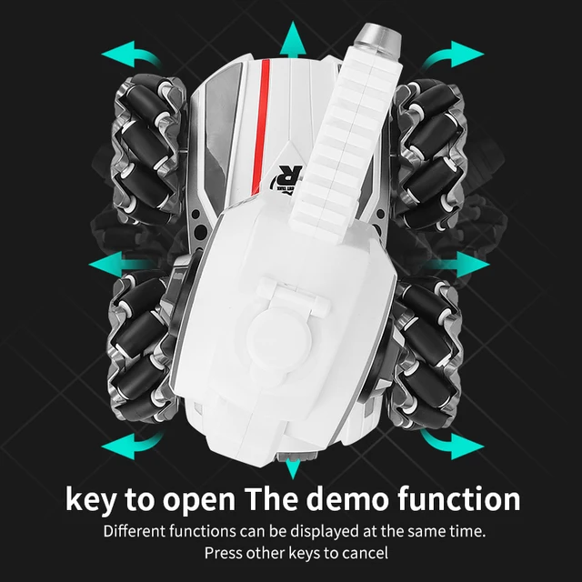 3 in1 RC Car Tank 4WD Remote Controlled Tank 2.4G Gesture RC Stunt Drift Car Water Bomb Tank Bubble Toys for Children Kid Adults 6