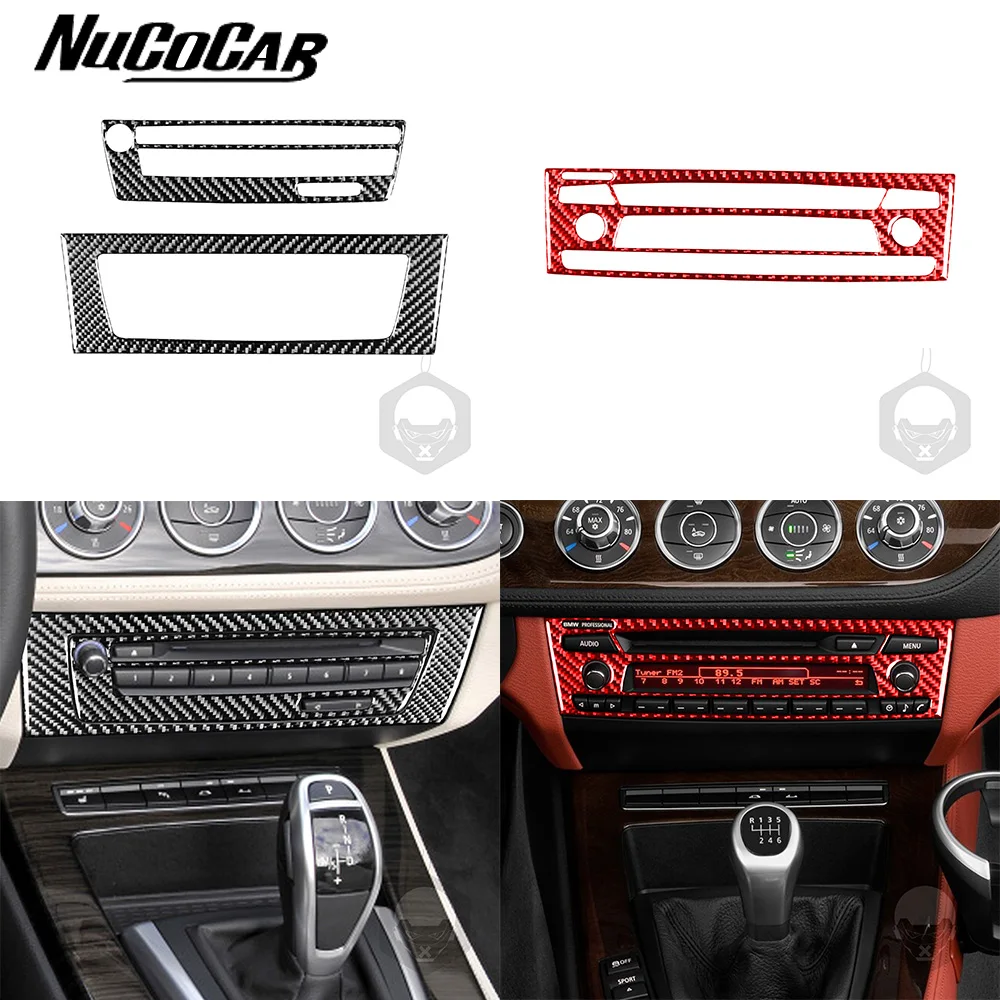 

Для BMW Z4 E89 2009-2016 инструмент из углеродного волокна центральное управление CD панель отделка крышка аксессуары для интерьера автомобиля декоративная наклейка