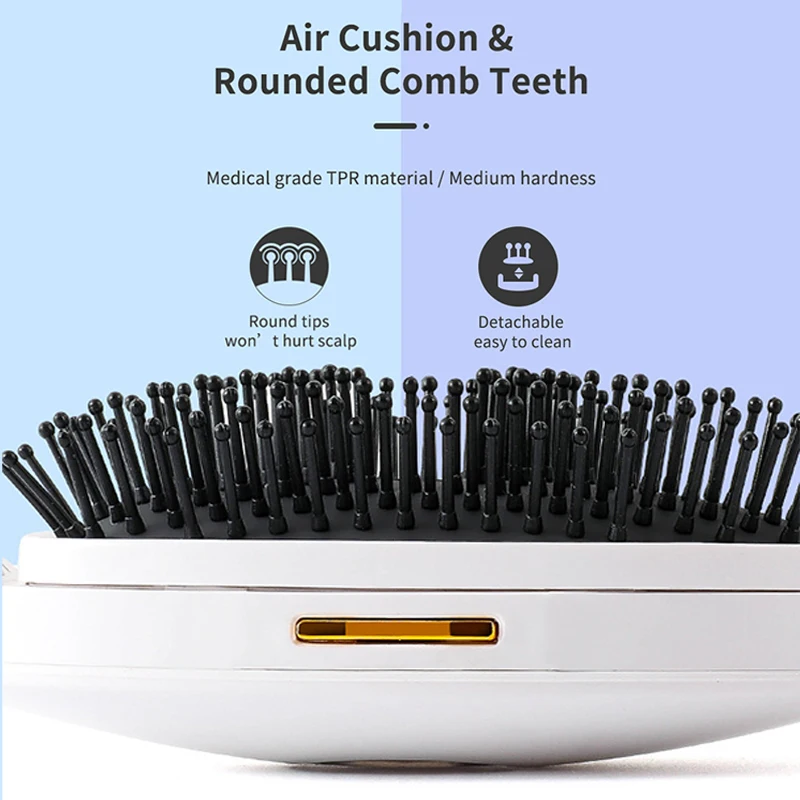 Portable Electric Hair Comb Brush Spray Steam Smoothing Scalp Massage Anti-static Vibration Head Relieve Stress Massager 4