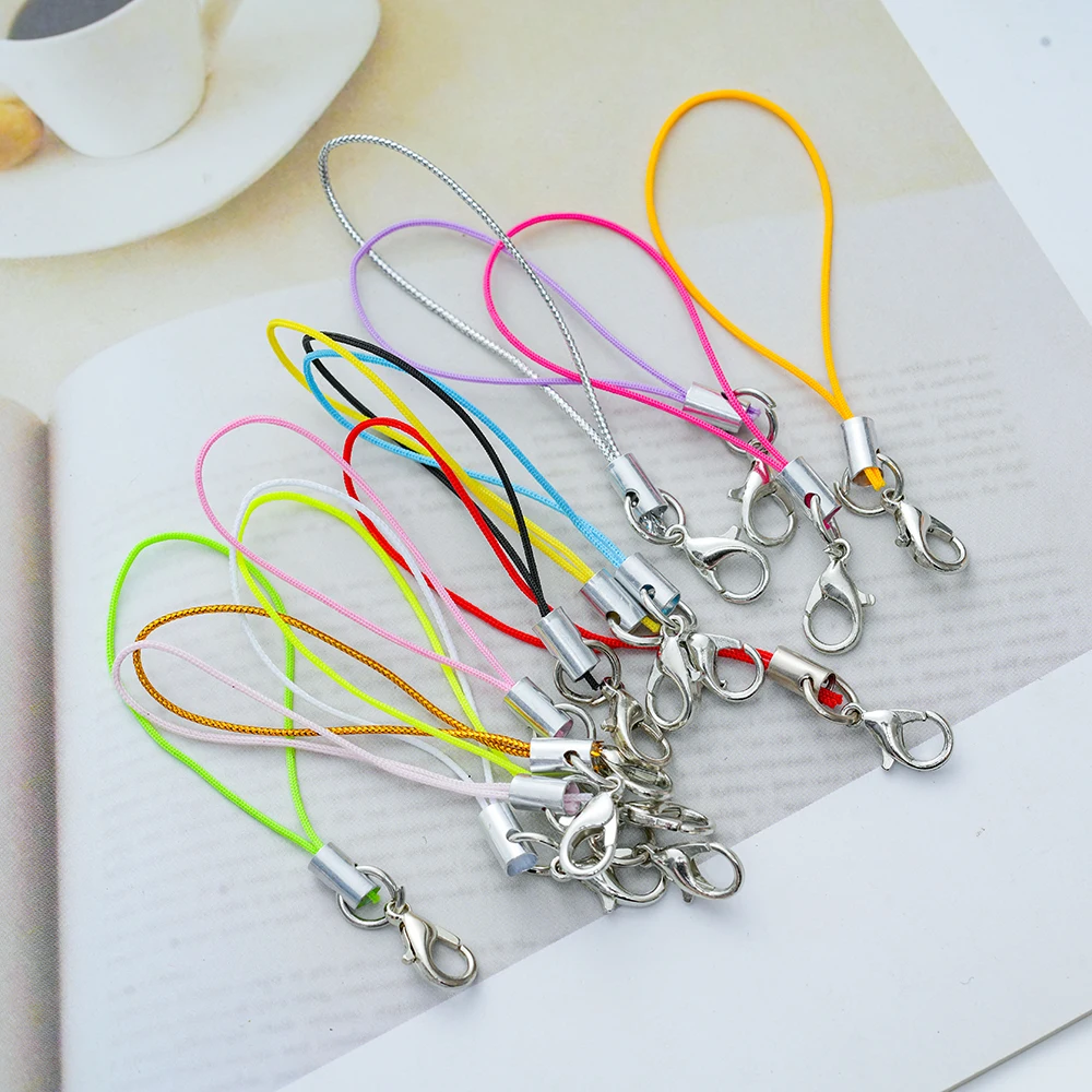 Lanyard Cord Set with Lobster Clasp Keychain Accessories - Pack of 20