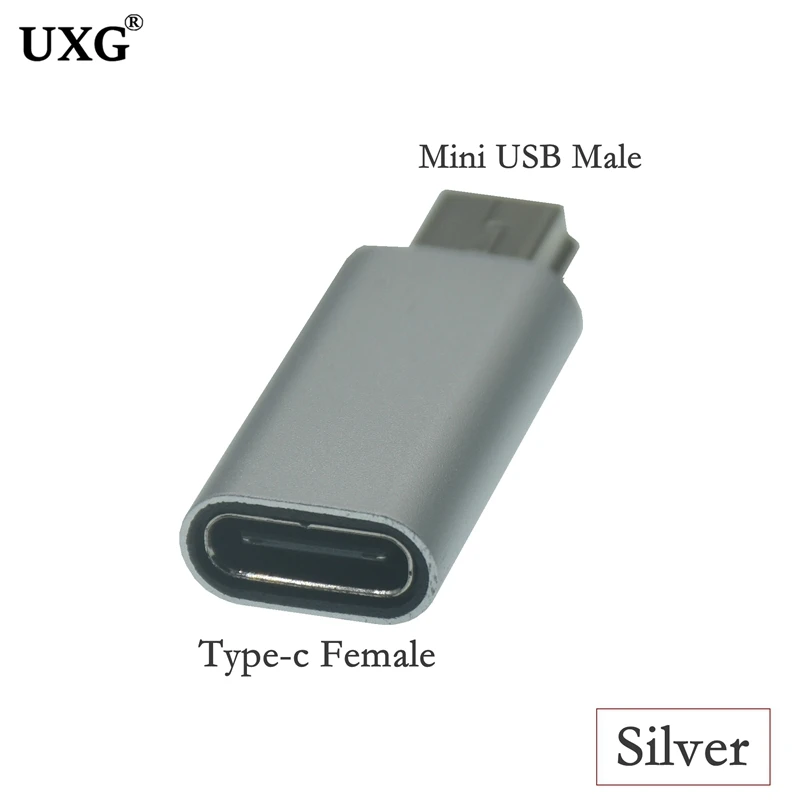 Mini USB femmina a tipo C USB maschio, compatibile Dash