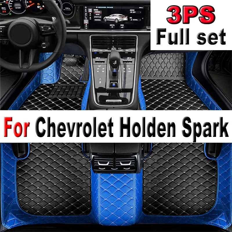

Car Floor Mats For Chevrolet Holden Spark M400 2016~2019 Leather Mat Non-slip Anti-dirt Pad Carpets Leather Mat Car Accessories