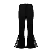 Flared Trousers Retro Disco Flared Hem Sequin Pants for Men 60s 70s Vintage Costume for Halloween Carnival Music Festivals Shiny 1