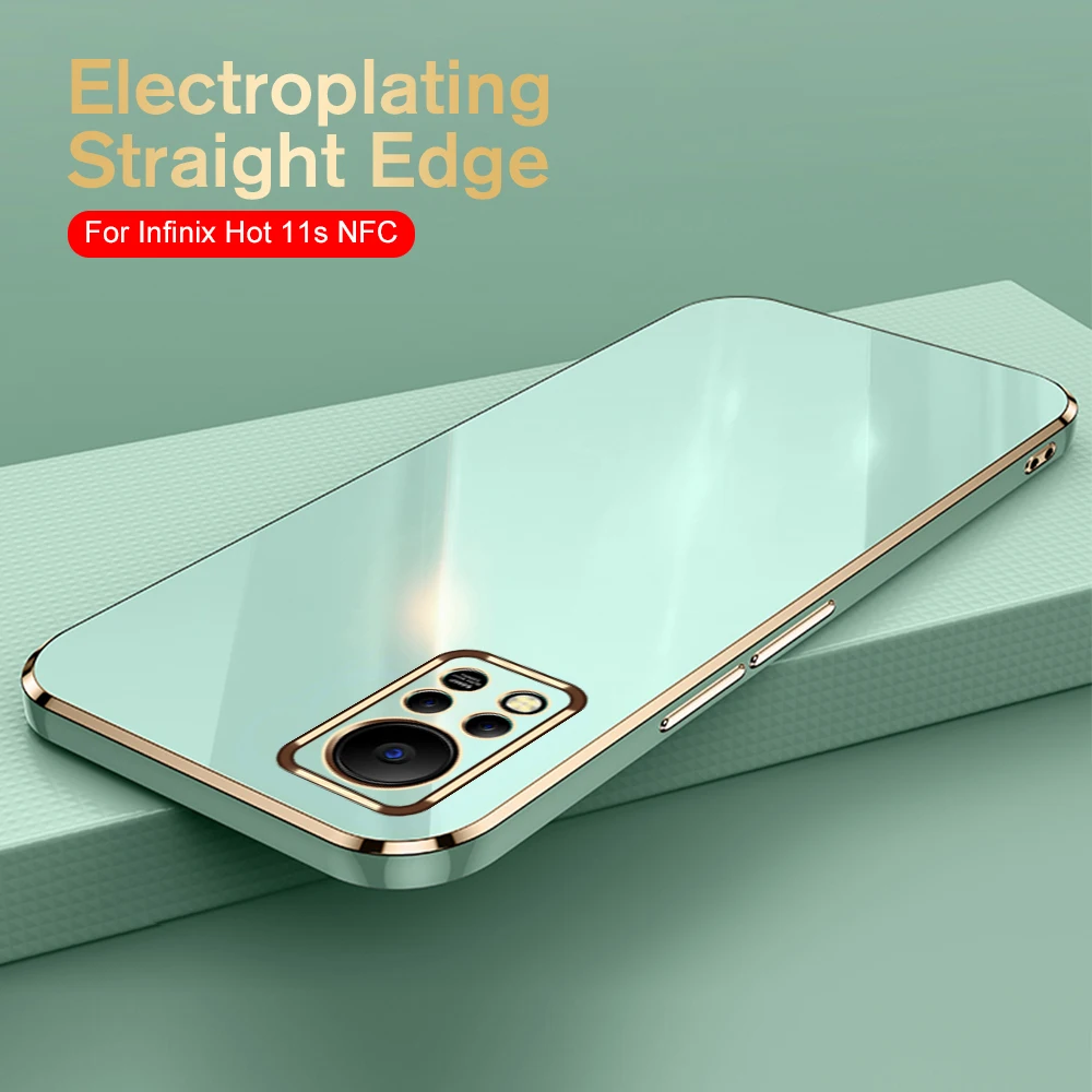 Custodia con texture placcata per Infinix Hot 11s NFC cover case per Infinix Hot 11 2021 10 Play Zero X NEO Phone Case Coque Cap_voghion.com