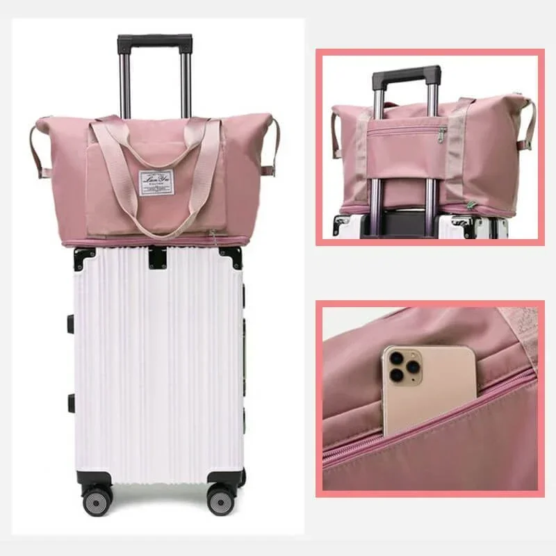 New Large Capacity Folding Travel Bags Waterproof Tote Handbag Travel Duffle Bags Multifunctional Women Travel Bags Dropshipping 2